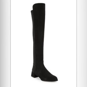 Stuart Weitzman black suede tall boots